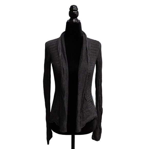 Express Black Knit Cardigan, Size X-Small - Picture 1 of 3